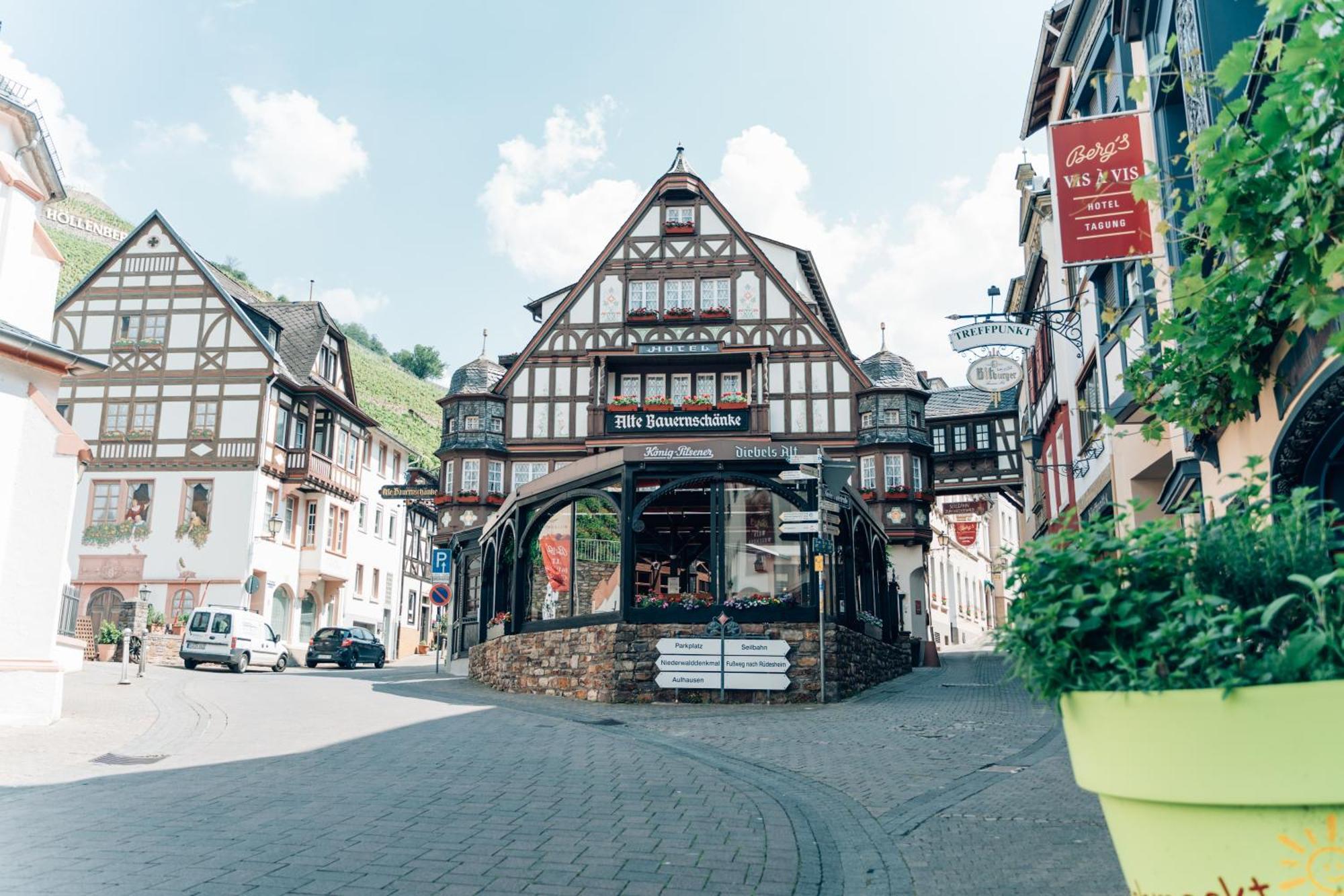 Akzent Hotel Berg'S Alte Bauernschaenke- Wellness Und Wein Rüdesheim am Rhein Exteriör bild